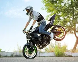 Group of bikers on a motorcycle road trip across India