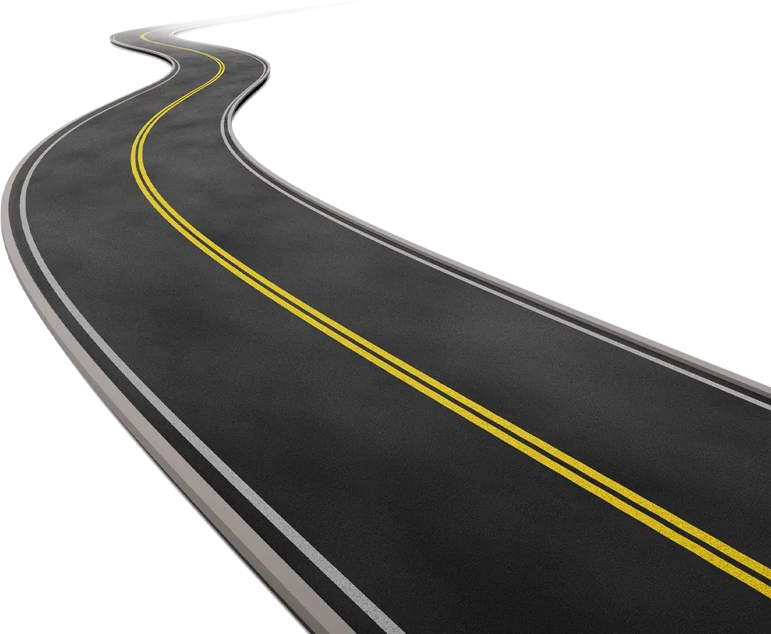 Open highway road for motorcycle ride